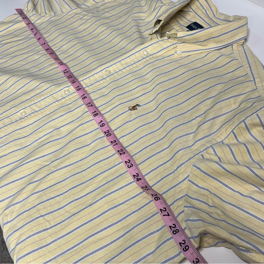 Imperfect XXL Polo Ralph Lauren classic fit 100% cotton button down long sleeved - Picture 6 of 15